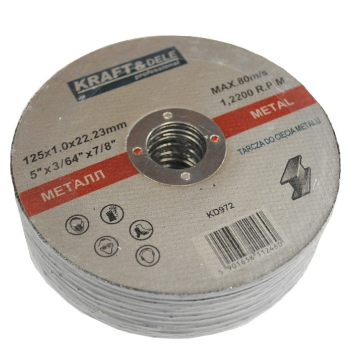 Tarcza do metalu 125x1,0x22,23 KD972