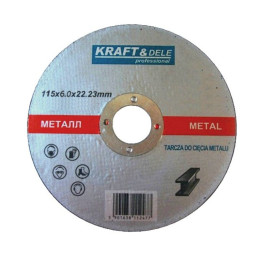 Tarcza do metalu 115x6,0x22,23mm KD1942