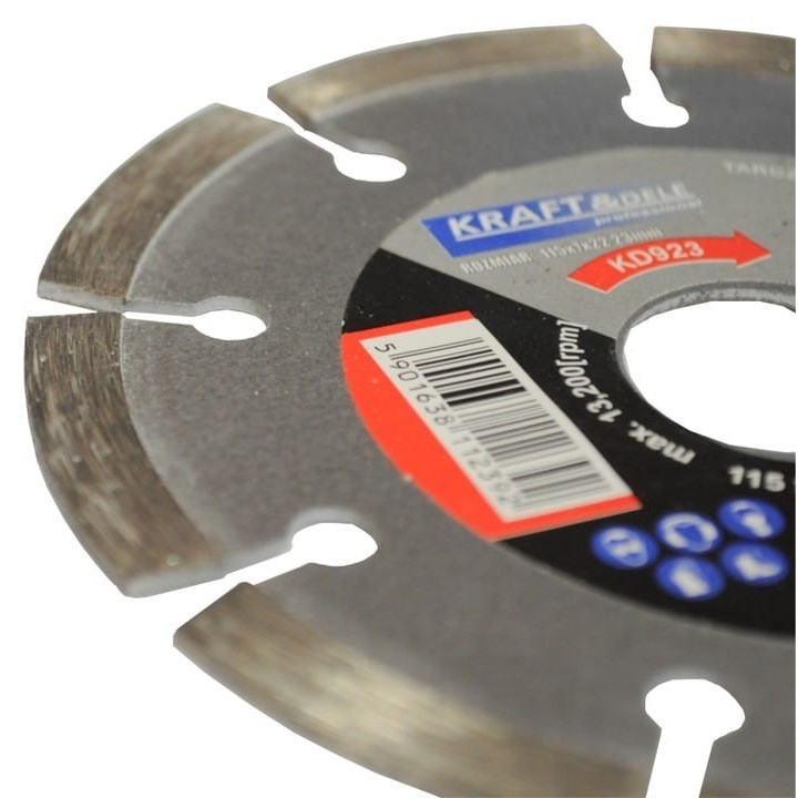 Tarcza segmentowa do cięcia 115x7x22,23mm KD923