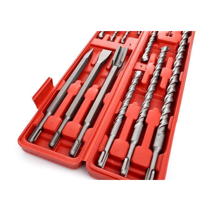 Zestaw 9 wierteł S4 + 3 dłuta SDS+ KD10206