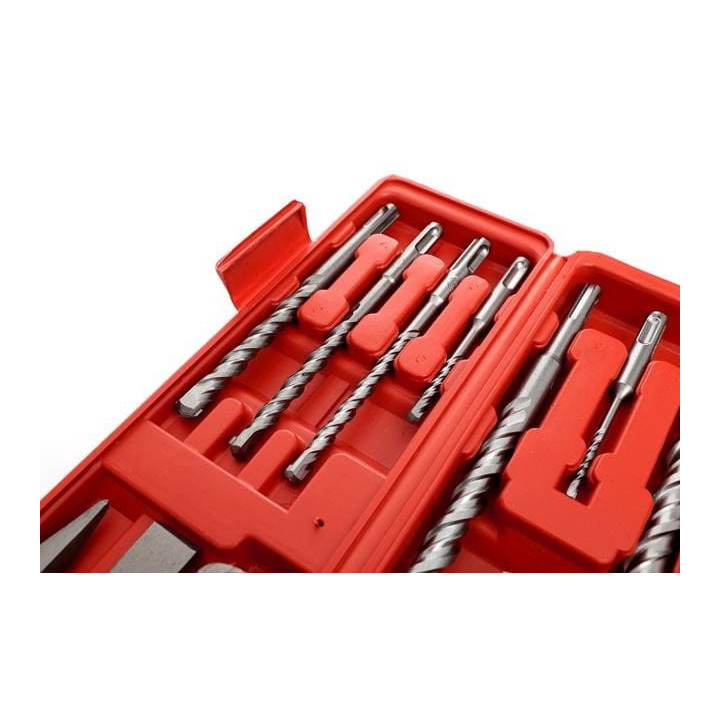 Zestaw 9 wierteł S4 + 3 dłuta SDS+ KD10206