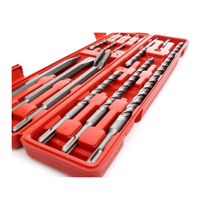 Zestaw 9 wierteł S4 + 3 dłuta SDS+ KD10206