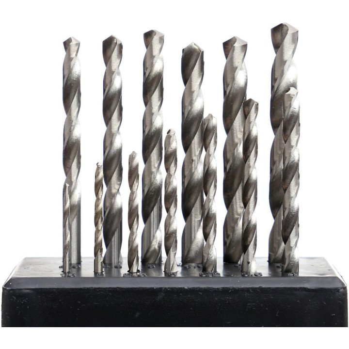 Wiertła do metalu i drewna HSS 13szt. KD10223