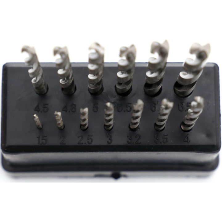 Wiertła do metalu i drewna HSS 13szt. KD10223