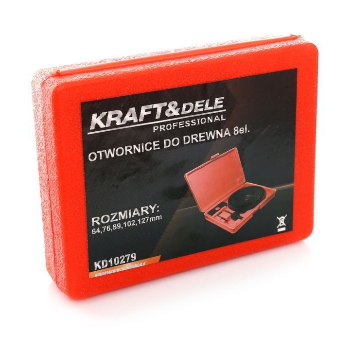 Otwornice do drewna 8 el. KD10279