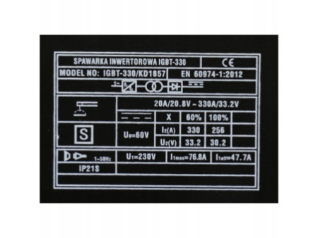 SPAWARKA INWERTOROWA 330A KD1857