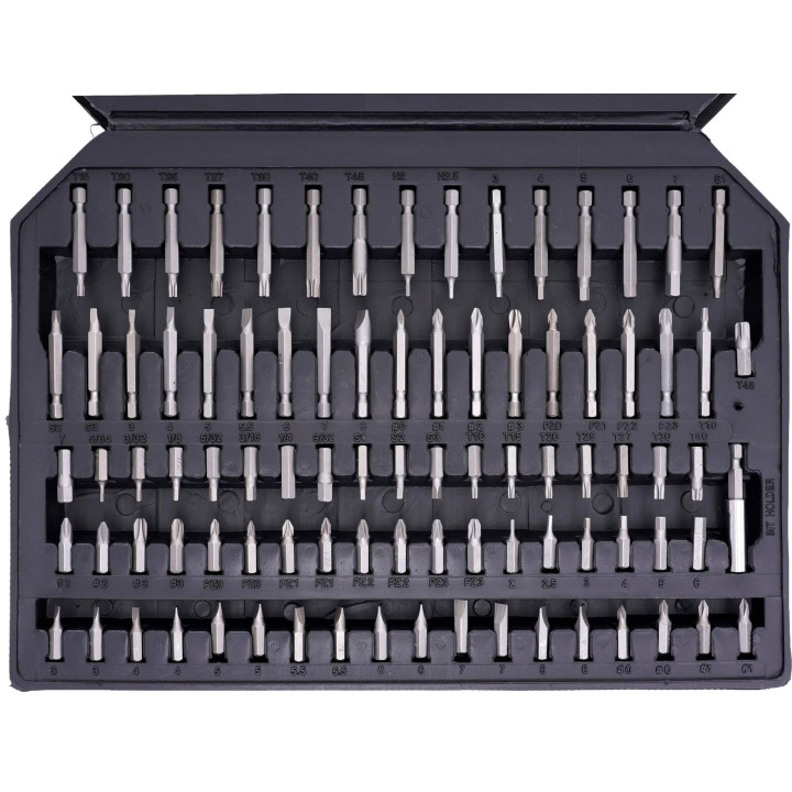 Komplet otwornic, dłut, bitów - 300el. KD998