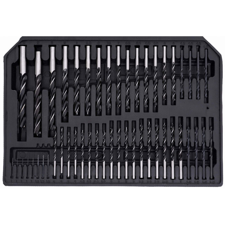 Komplet otwornic, dłut, bitów - 300el. KD998