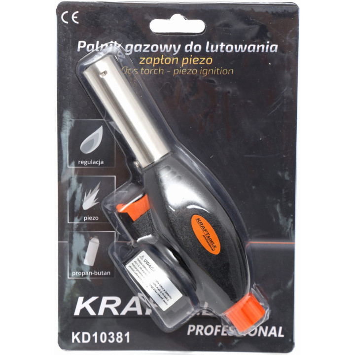 Palnik gazowy do lutowania PIEZO KD10381
