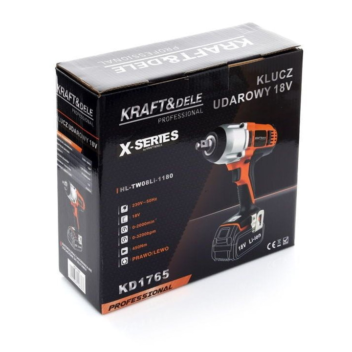 Klucz udarowy 20V X-SERIES KD1765