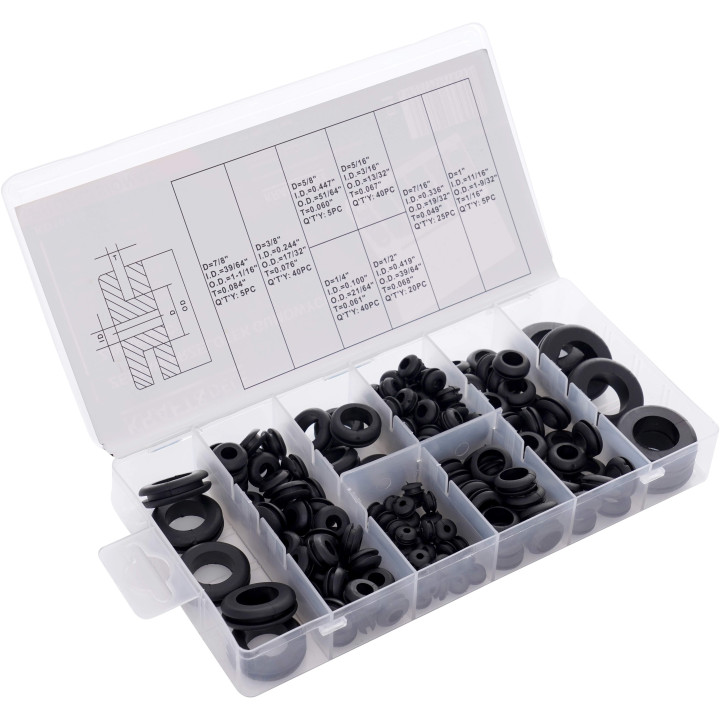 Przelotki gumowe 180el. KD10485
