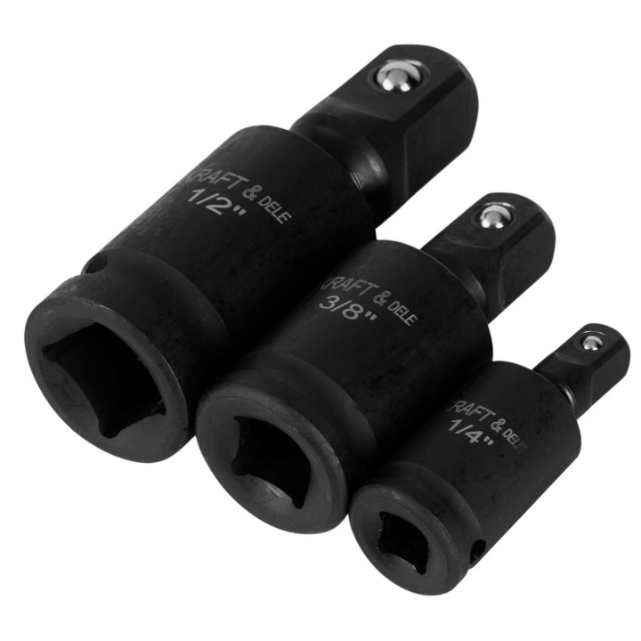 Przeguby kulowe udarowe zestaw 1/2" 1/4" 3/8" KD10530