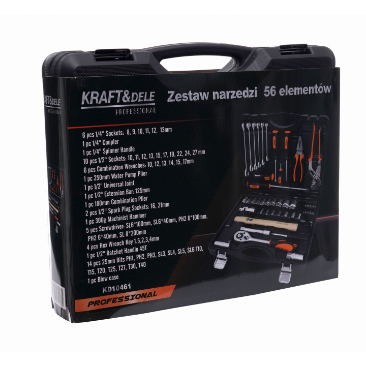 ZESTAW NARZĘDZI 56 el. KD10461
