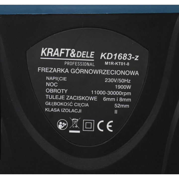 FREZARKA GÓRNOWRZECIONOWA KING SERIES KD1683-Z