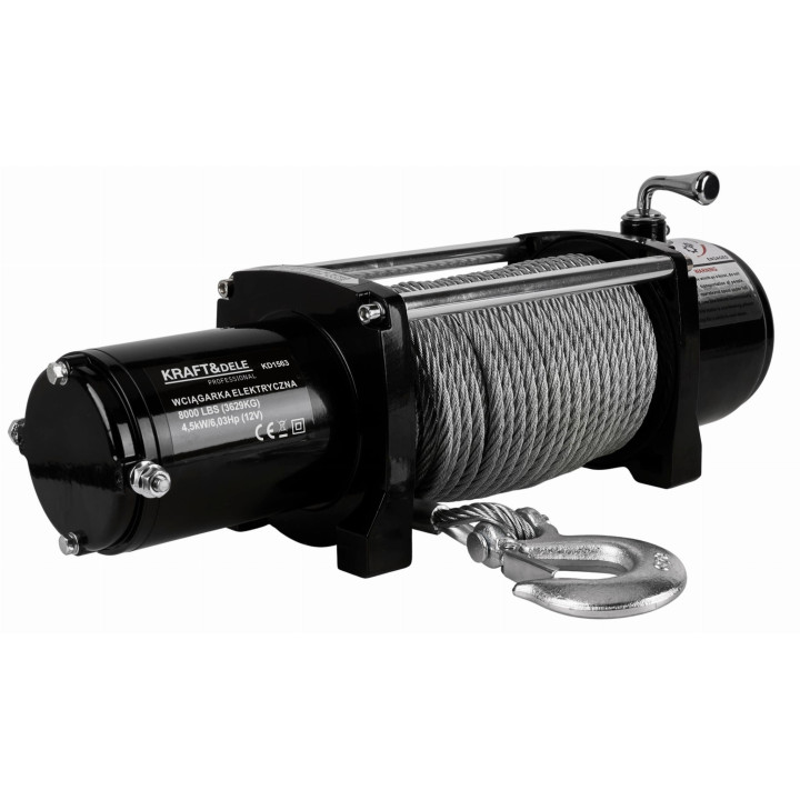 Wyciągarka - Wciągarka elektryczna KD1563 8000LBS 12V