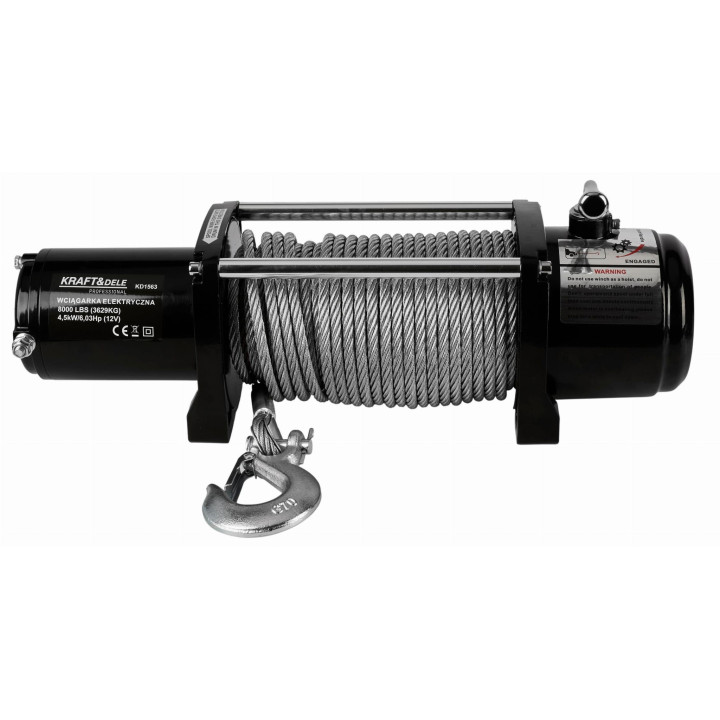 Wyciągarka - Wciągarka elektryczna KD1563 8000LBS 12V