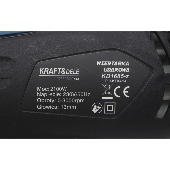 Wiertarka udarowa 2100W KING SERIES KD1685-Z