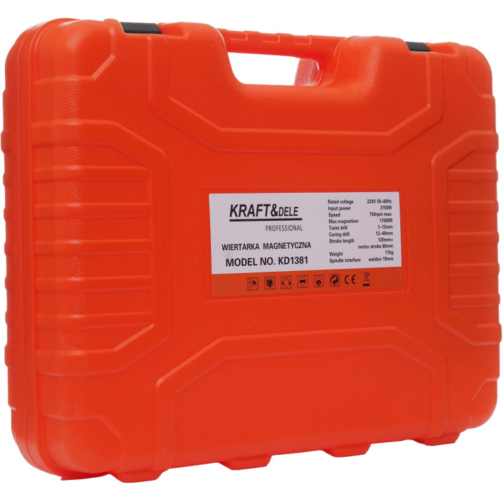 WIERTARKA MAGNETYCZNA 2150 W / 1700N / 13 mm KD1381