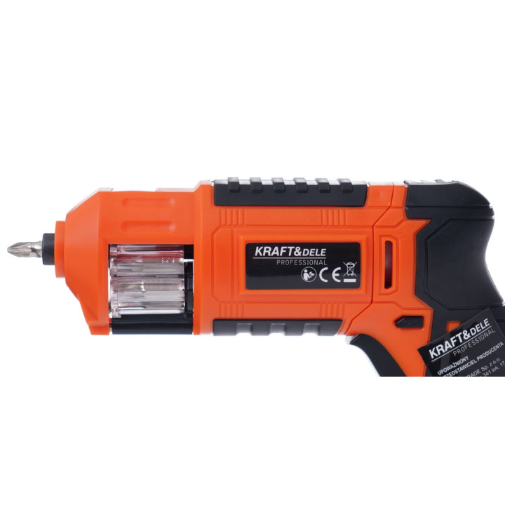 Wkrętarka AKU 1300mAh LED + Bity KD1574