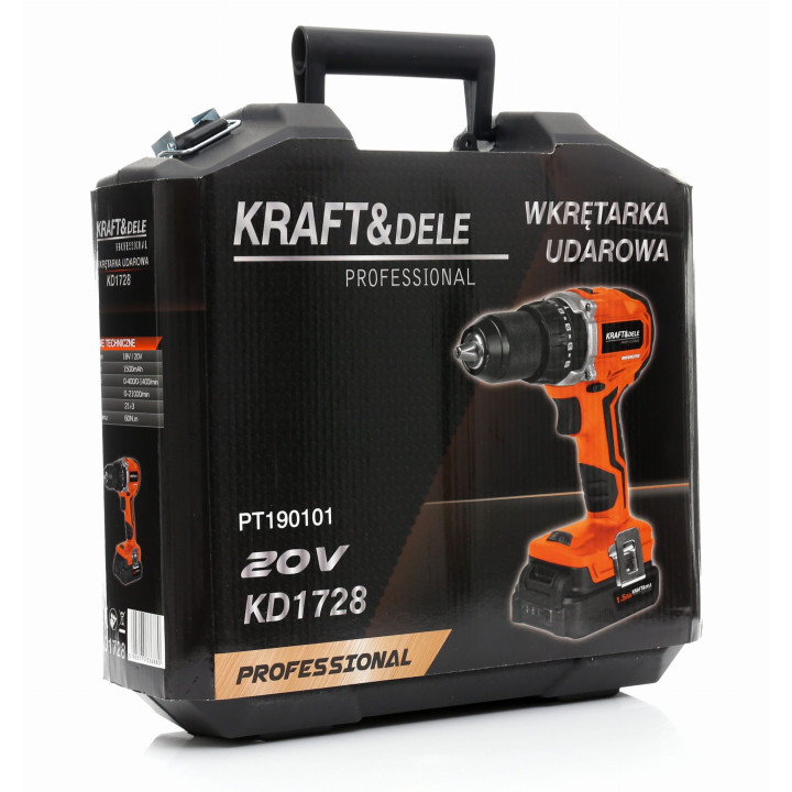 WKRĘTARKA UDAROWA BEZSZCZOTKOWA 20V W WALIZCE KD1728