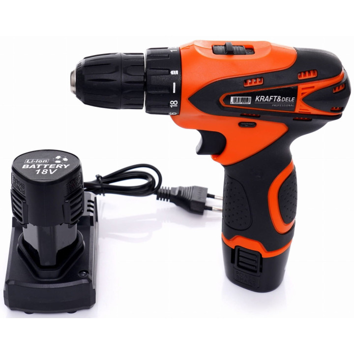 Wkrętarka wiertarka 18V Li-ion KD3066