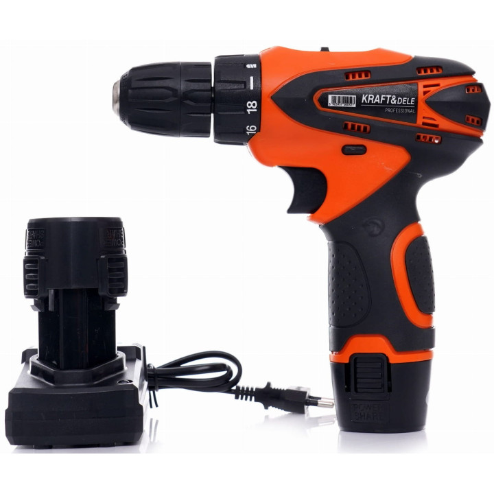 Wkrętarka wiertarka 18V Li-ion KD3066