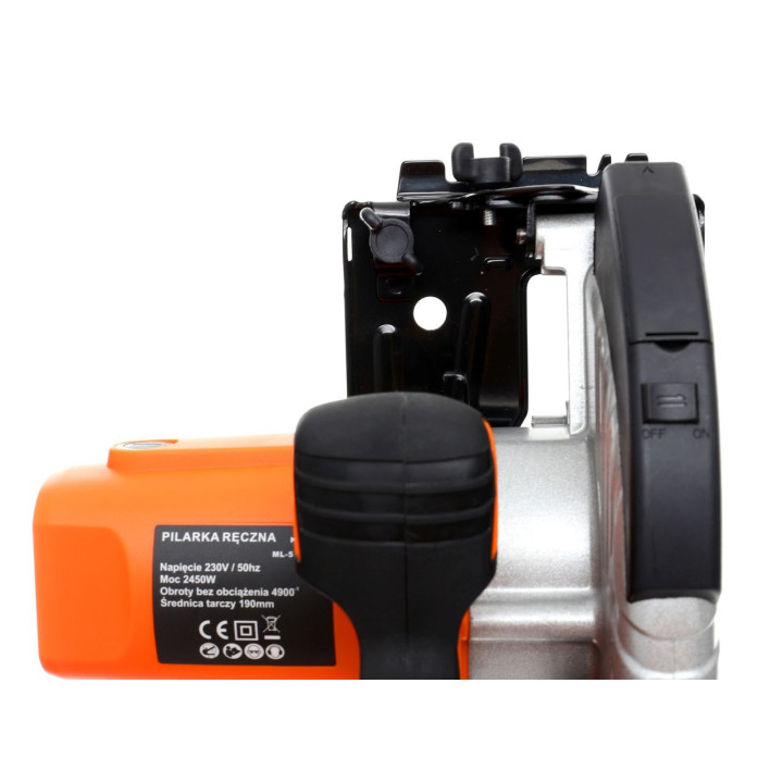 Pilarka ręczna tarczowa 2450W laser KD1522