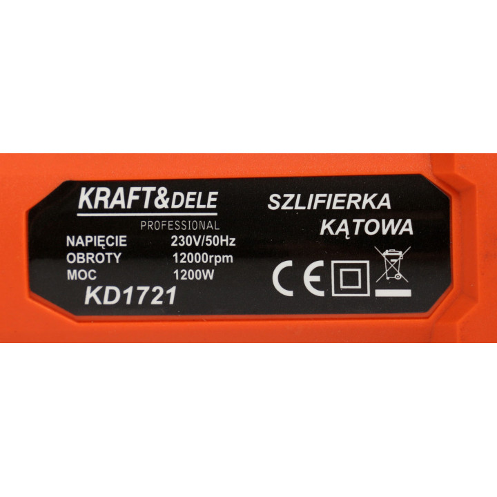 SZLIFIERKA KĄTOWA 1200W KD1721