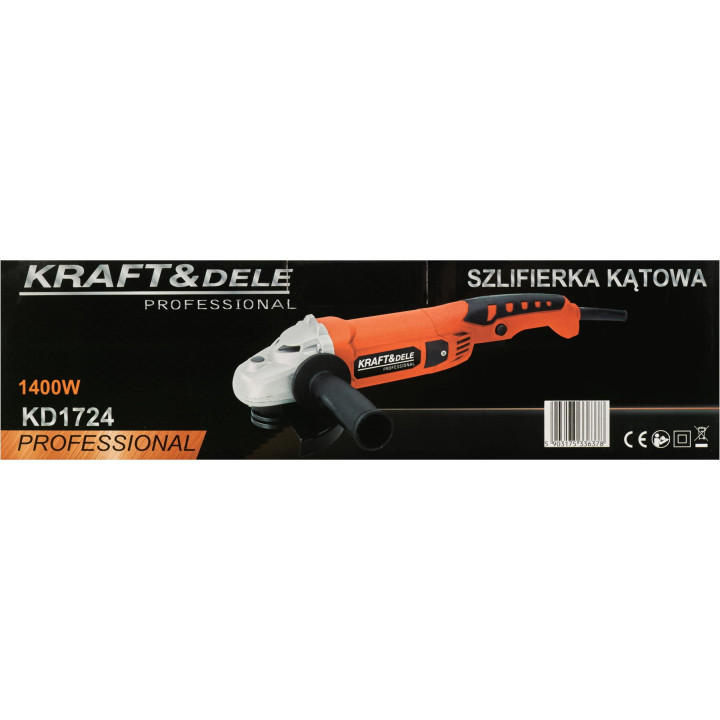 SZLIFIERKA KĄTOWA 1400W 125mm 12000rpm KD1724