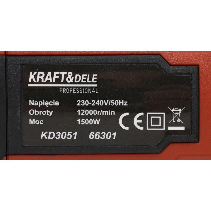 SZLIFIERKA KĄTOWA 1500W KD3051