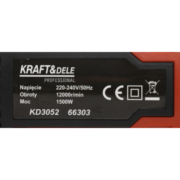 SZLIFIERKA KĄTOWA 1600W KD3052