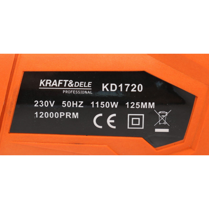 SZLIFIERKA KĄTOWA 1150W KD1720