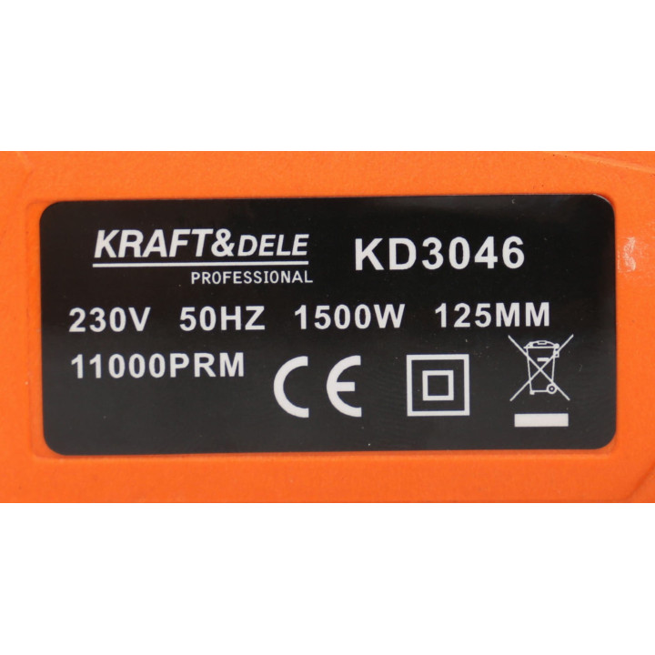SZLIFIERKA KĄTOWA 1500W KD3046