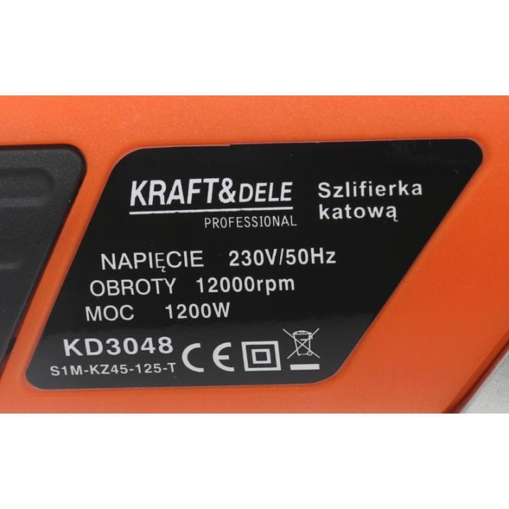 SZLIFIERKA KĄTOWA 1200W KD3048