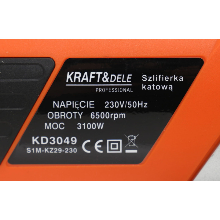 SZLIFIERKA KĄTOWA 3100W KD3049