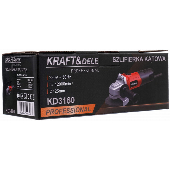 SZLIFIERKA KĄTOWA 125mm 1500W KD3160
