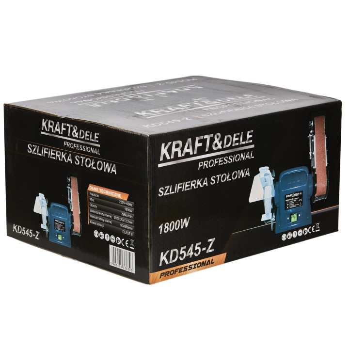 SZLIFIERKA STOŁOWA TAŚMOWA 1800W KD545-Z