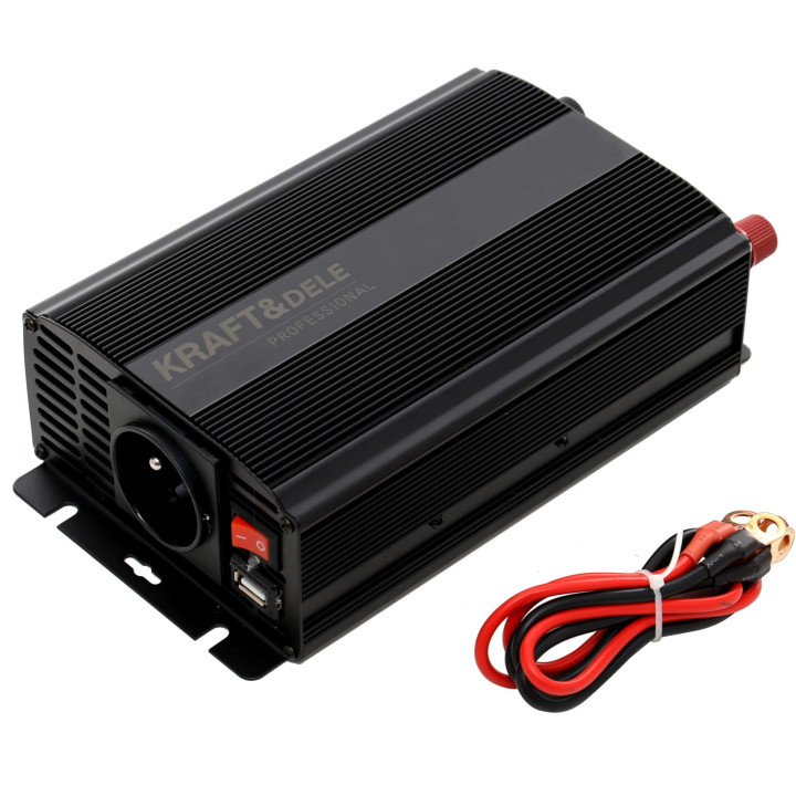 Przetwornica samochodowa 350W/700W 24V - 230V KD1251