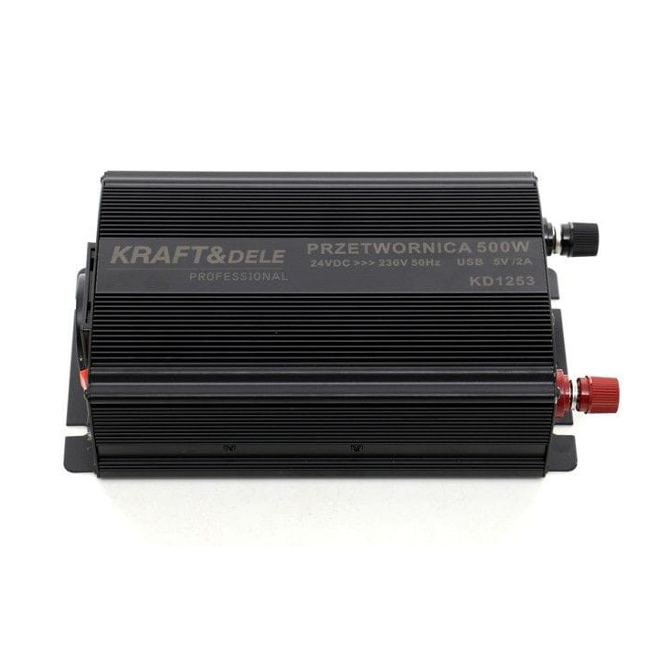 Przetwornica samochodowa 500W 12/24V - 230V