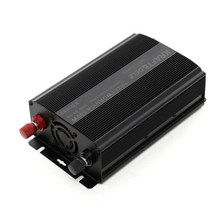 Przetwornica samochodowa 500W 12/24V - 230V