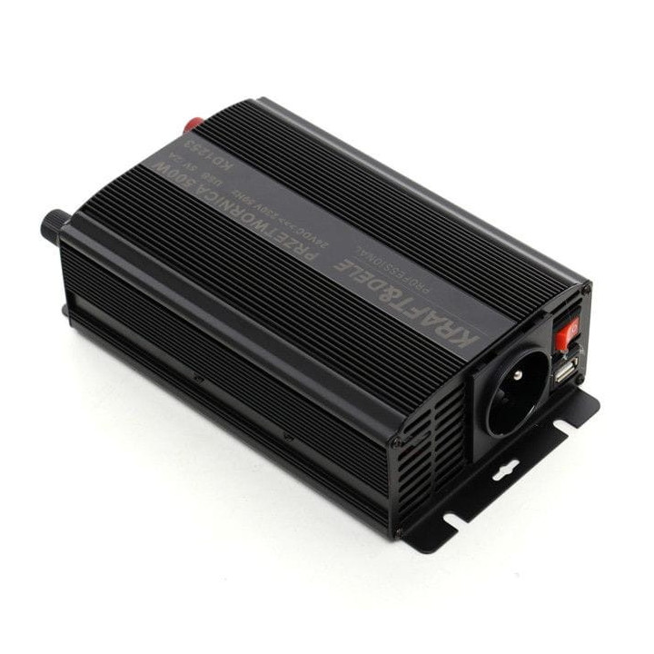 Przetwornica samochodowa 500W 12/24V - 230V