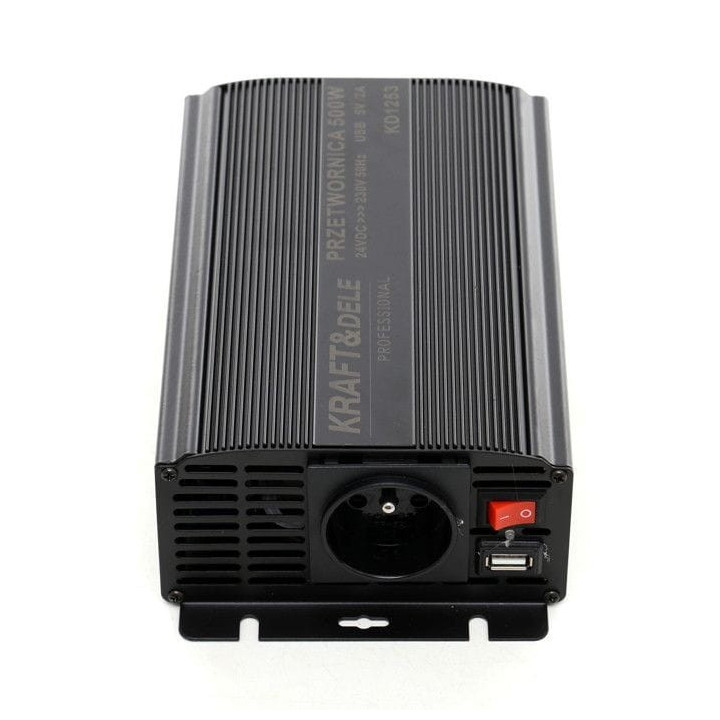 Przetwornica samochodowa 500W 12/24V - 230V