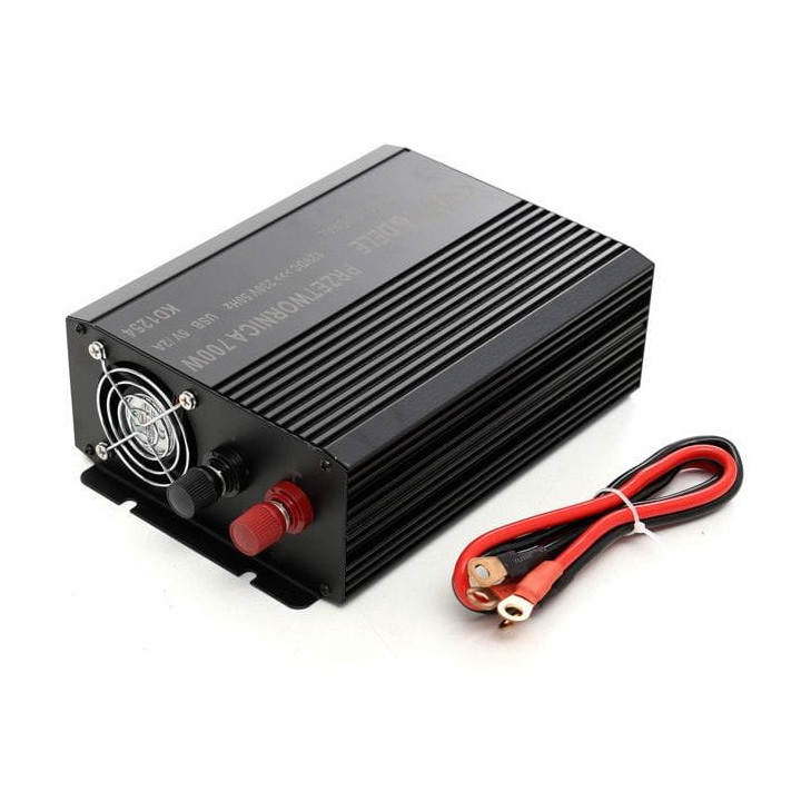 Przetwornica samochodowa 700W 12V - 230V