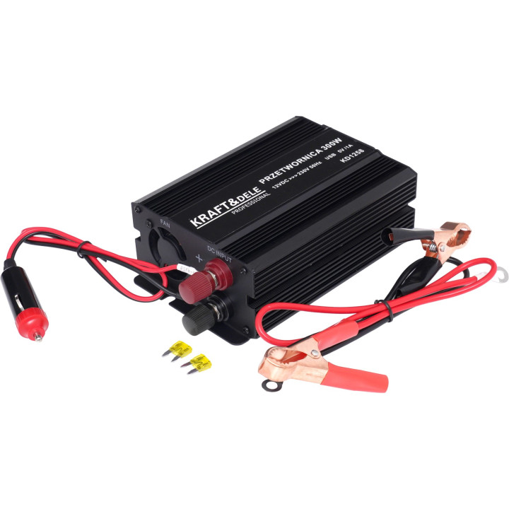 Przetwornica 12V na 230V 300W / 600W  skorygowana sinusoida KD1258