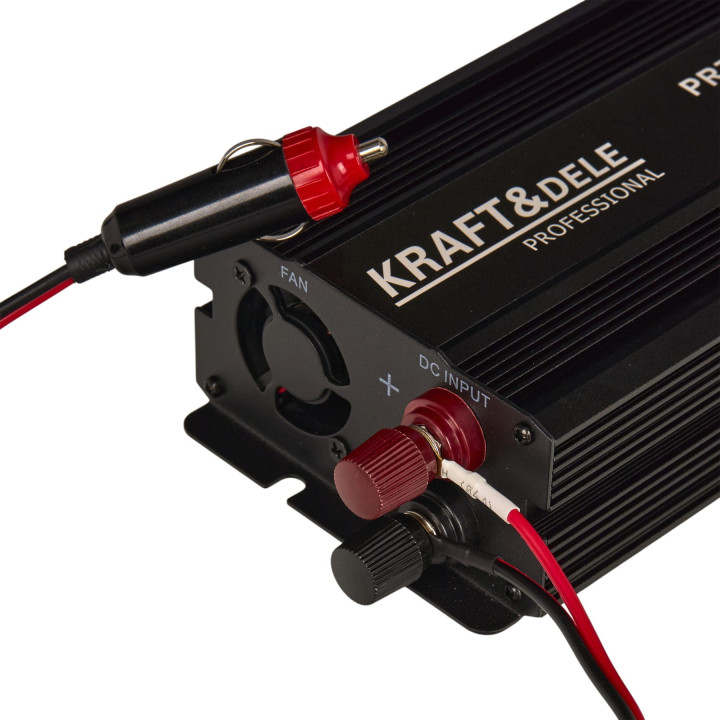 Przetwornica napięcia 12V na 230V 500/1000W CZYSTA SINUSOIDA KD1256