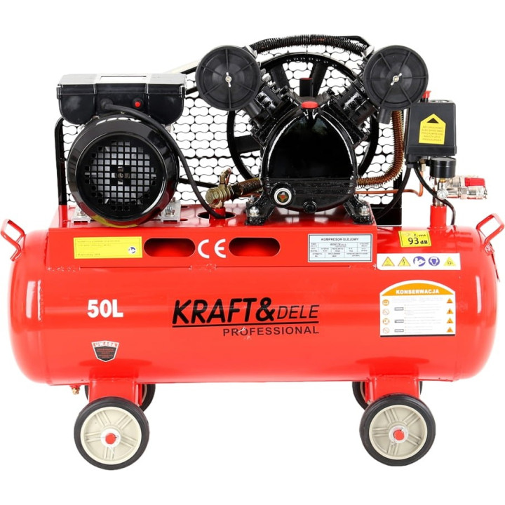 Kompresor olejowy 50L 2,8kW 480L/min KD403