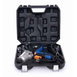 Elektryczny klucz udarowy 1/2" + walizka + nasadki KD1796
