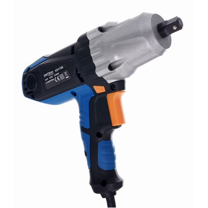 Elektryczny klucz udarowy 1/2" + walizka + nasadki KD1796