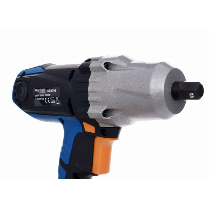 Elektryczny klucz udarowy 1/2" + walizka + nasadki KD1796