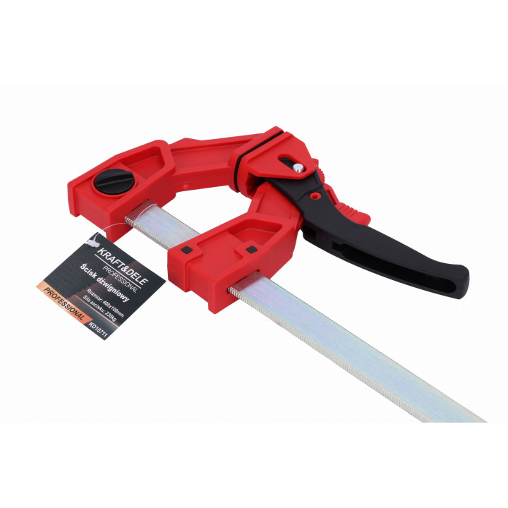 Ścisk stolarski 230kg - 400 x 100 mm KD10711